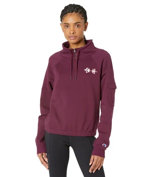 Пуловер Champion, Campus Eco Fleece Mini  Zip Mock