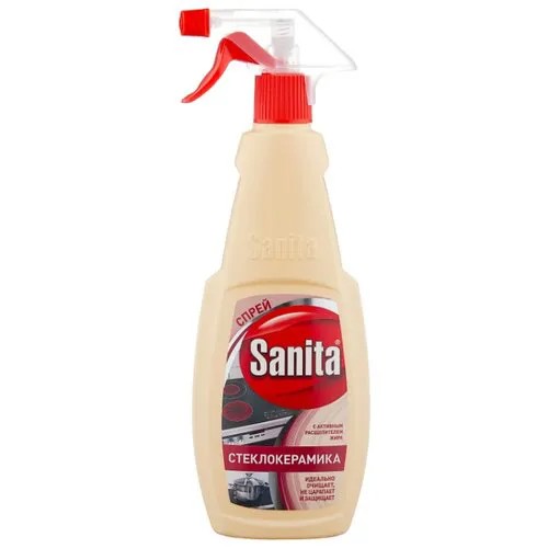 Спрей Антижир для стеклокерамики Sanita 500 г