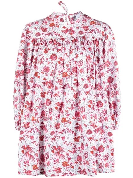 Patou блузка со сборками и цветочным принтом