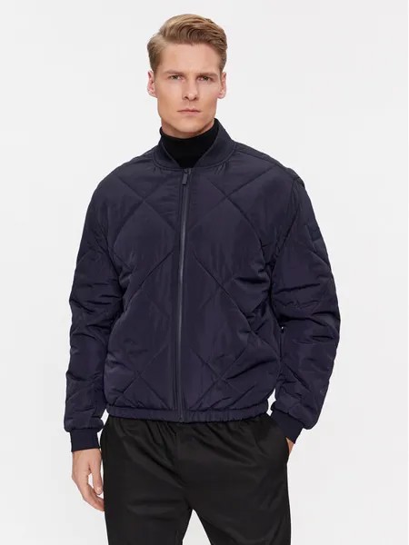 Бомбер стандартного кроя Calvin Klein, синий