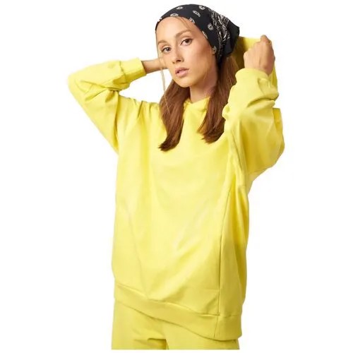 Худи женское FEEL жёлтый, размер L/XL
