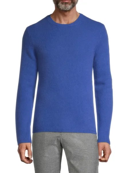 Кашемировый свитер с длинными рукавами Vince, цвет Majorelle Blue