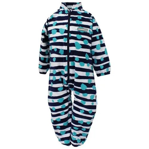 Флисовый комбинезон Huppa Roland 3304BASE-63386 63386, navy pattern, размер 80