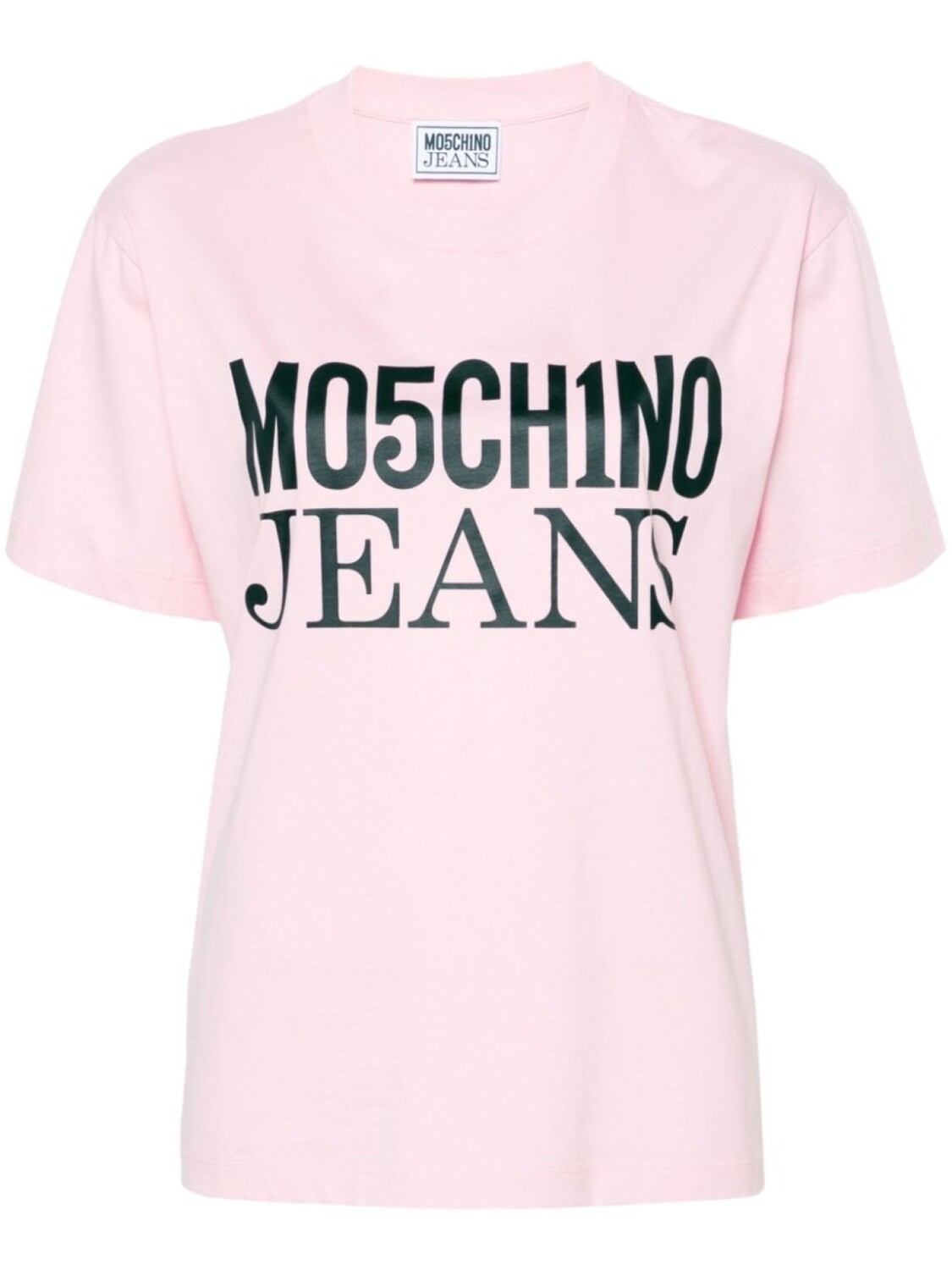 MOSCHINO JEANS футболка с логотипом, розовый