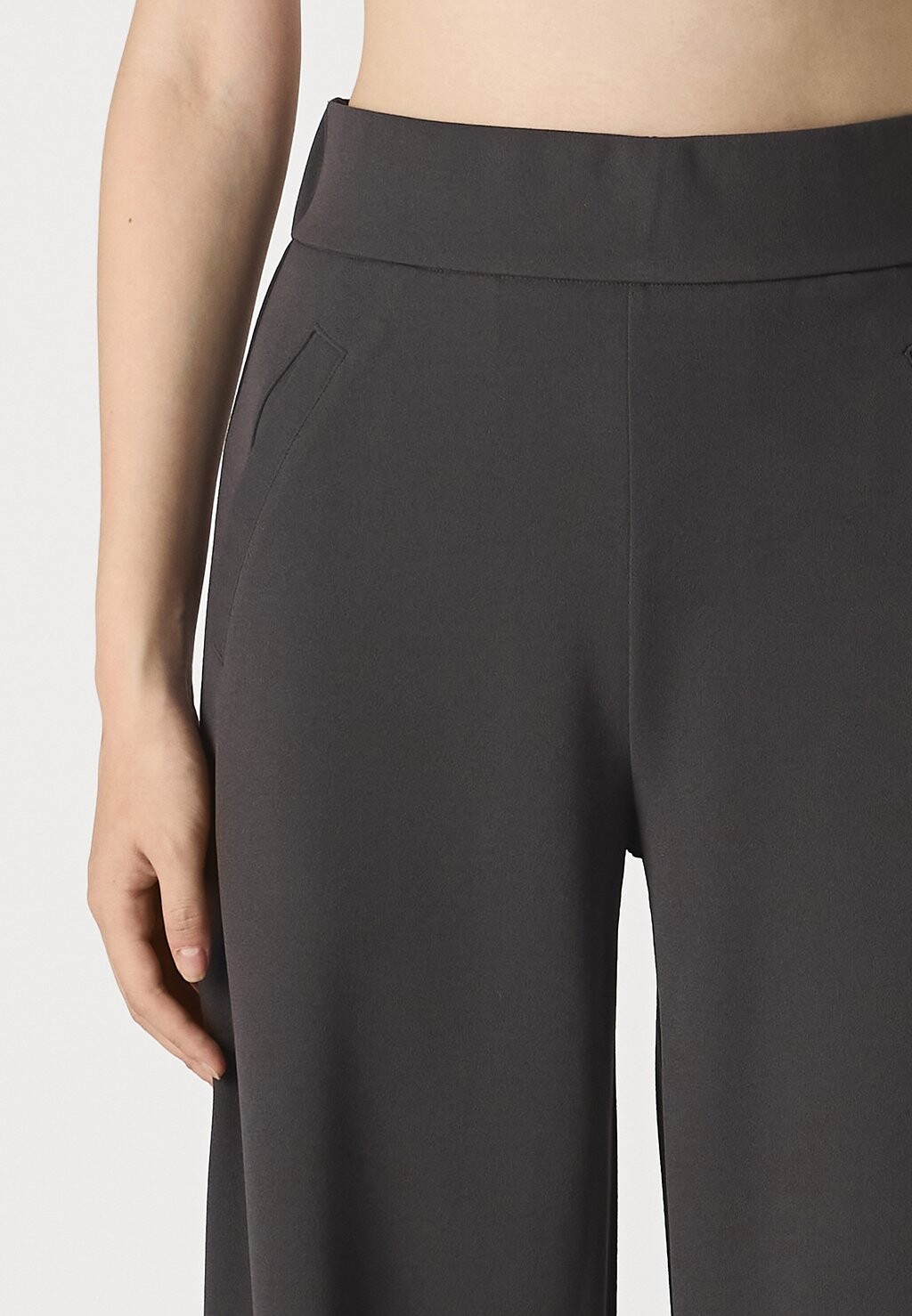 Тканевые брюки JDYLOUISVILLE CATIA WIDE PANT JDY, темно-серый