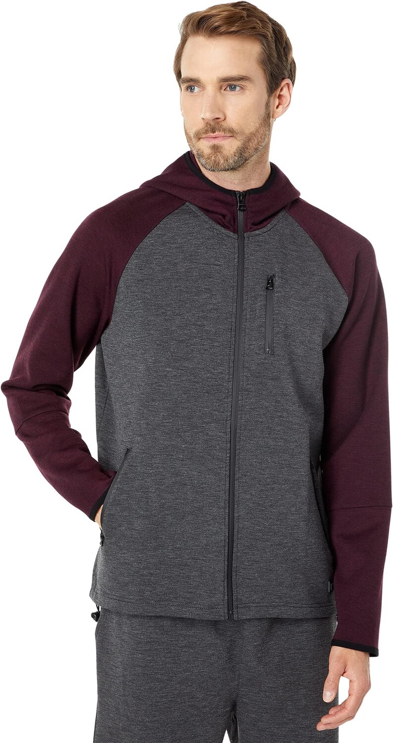 Худи Lucky Brand Nutech Fleece Hoodie, цвет Red Multi