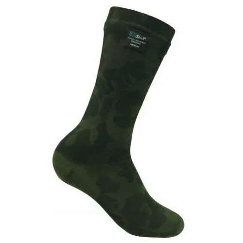 Носки DexShell, размер XL, черный, зеленый