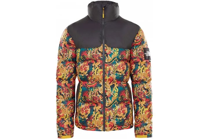 Коллекция 1992 года, пуховик мужской, многоцветный The North Face, цвет Multicolor
