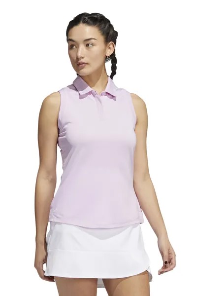 Рубашка-поло без рукавов Adidas Purple Turtleneck Adidas Golf, фиолетовый