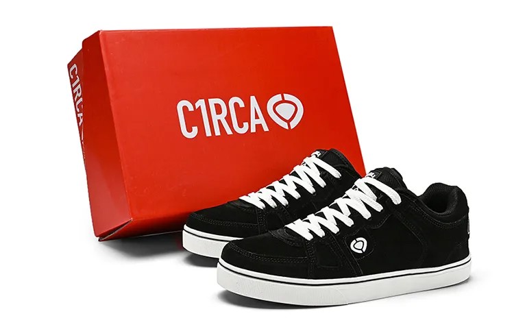 Кроссовки C1RCA Skateboarding Shoes Men Low-top Black, черный