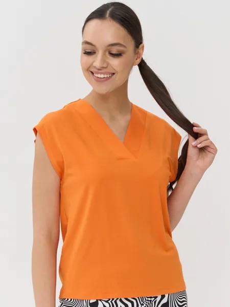 Блуза женская VAY 5231-3730 оранжевая 52-54 RU