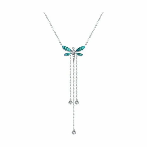 Колье Diamant, серебро, 925 проба, родирование, длина 45 см.