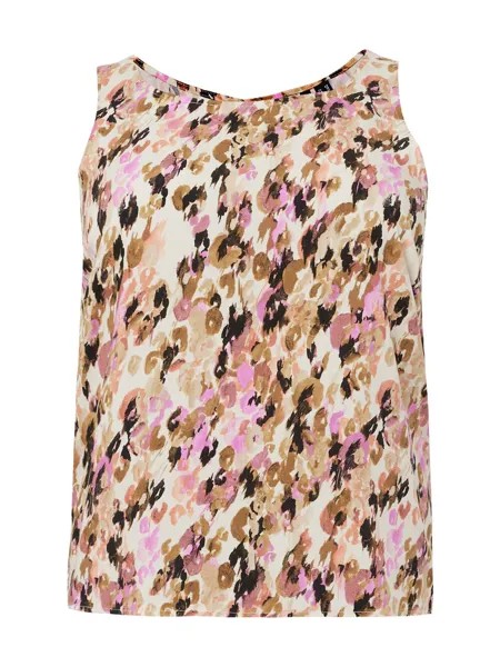 Блузка Vero Moda Curve EASY, светло-коричневый