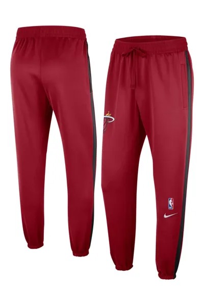 Джоггеры Nike Fanatics Miami Heat Thermaflex Nike, красный