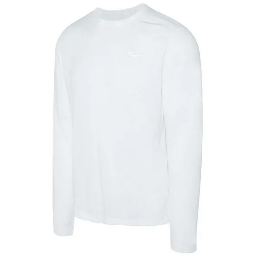 Футболка с длинным рукавом беговая Saucony Stopwatch Long Sleeve White (US:XL)