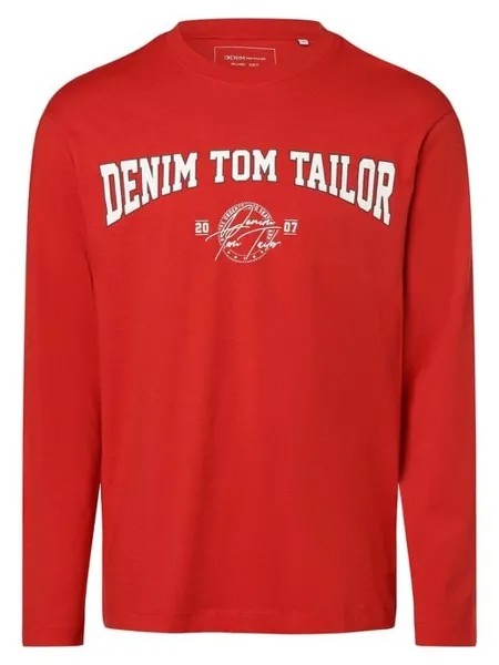 Рубашка с длинным рукавом Tom Tailor Denim, красный