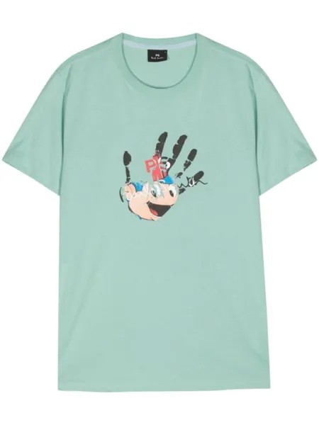 Футболка с принтом PS Paul Smith, зеленый