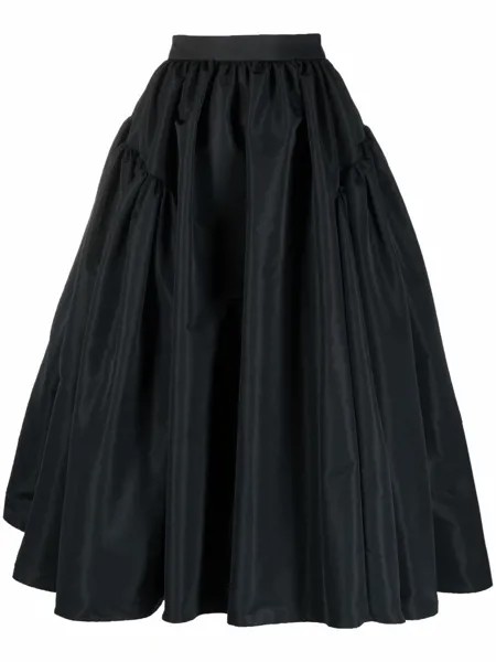 Alexander McQueen юбка миди со сборками
