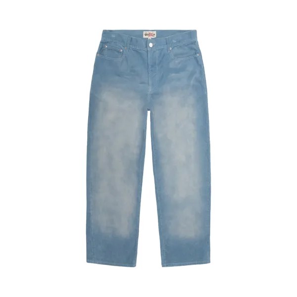 Джинсы Stussy Big Ol Faded Corduroy, цвет Denim Blue