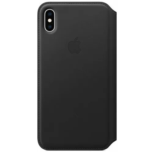 Чехол-книжка Apple Folio кожаный для iPhone XS Max black