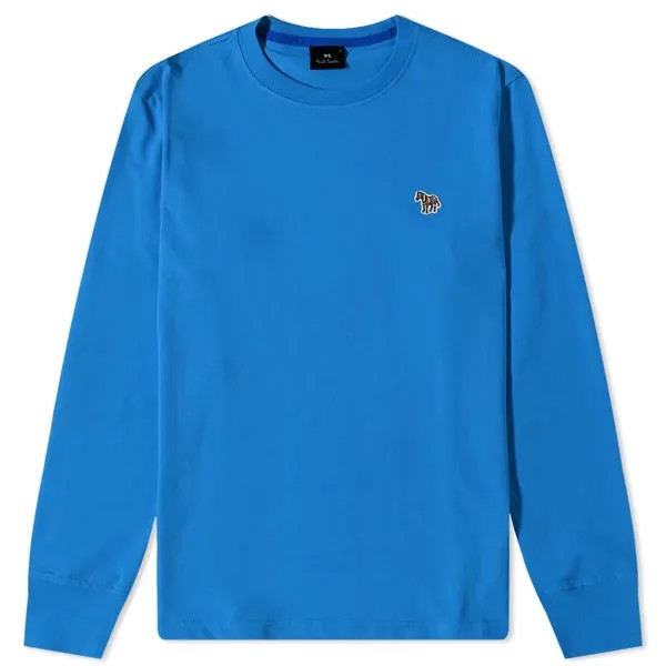 Футболка Paul Smith Long Sleeve Zebra Logo Tee