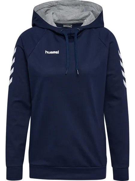Толстовка Hummel Baumwoll Hoodie Hmlgo Cotton Hoodie Woman, морской