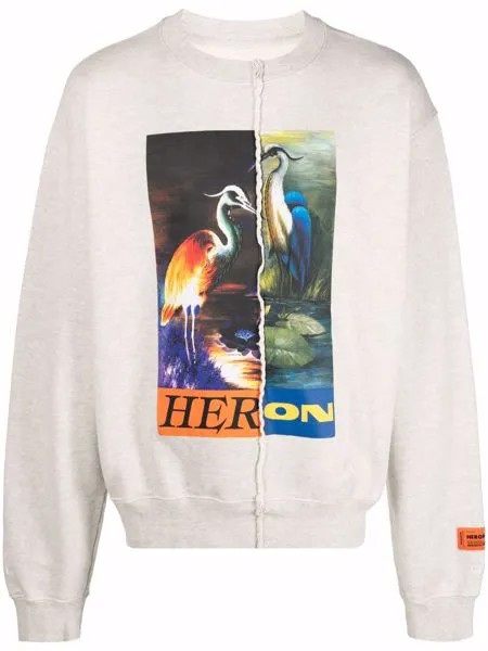 Heron Preston футболка Split Heron