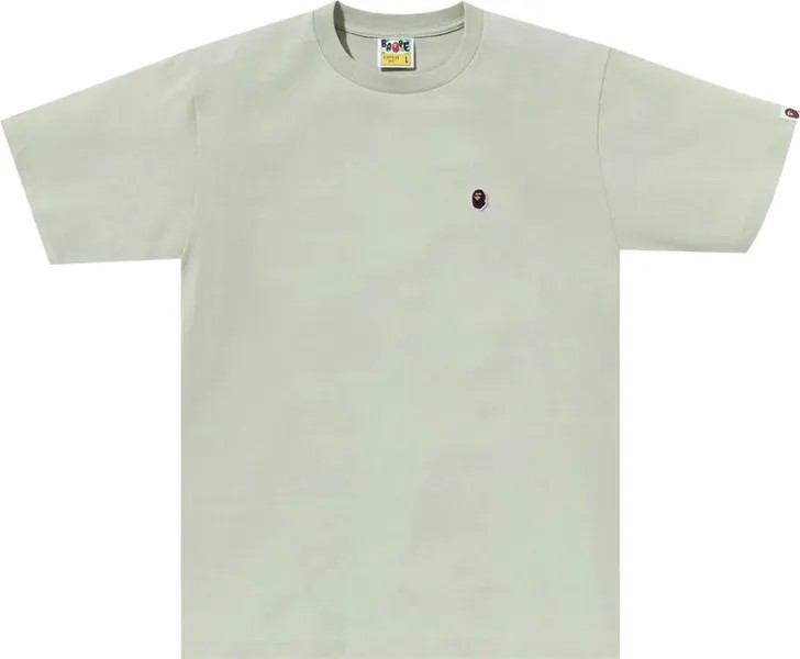 Футболка BAPE Ape Head One Point 'Green', зеленый