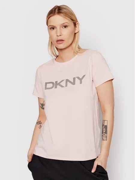 Футболка стандартного кроя Dkny Sport, розовый