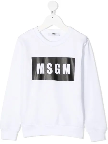 MSGM Kids толстовка с логотипом
