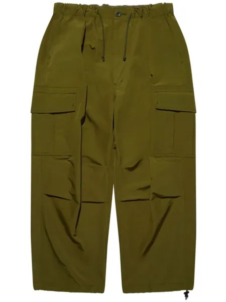 Comme des Garçons Homme укороченные брюки карго, зеленый