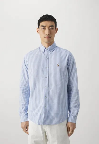 Рубашка Long Sleeve Polo Ralph Lauren, цвет blue/white