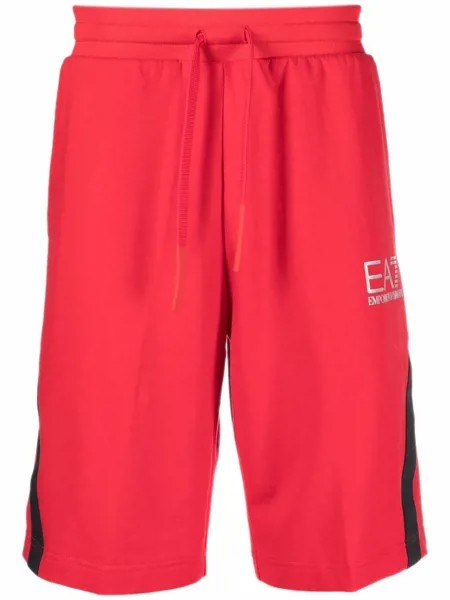 Ea7 Emporio Armani спортивные шорты с логотипом