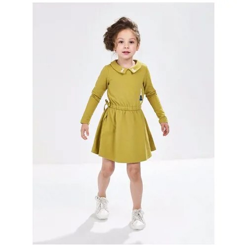 Платье Mini Maxi, модель 2577, цвет желтый, размер 122