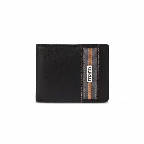 Бумажник Mano M191953001, фактура гладкая, черный