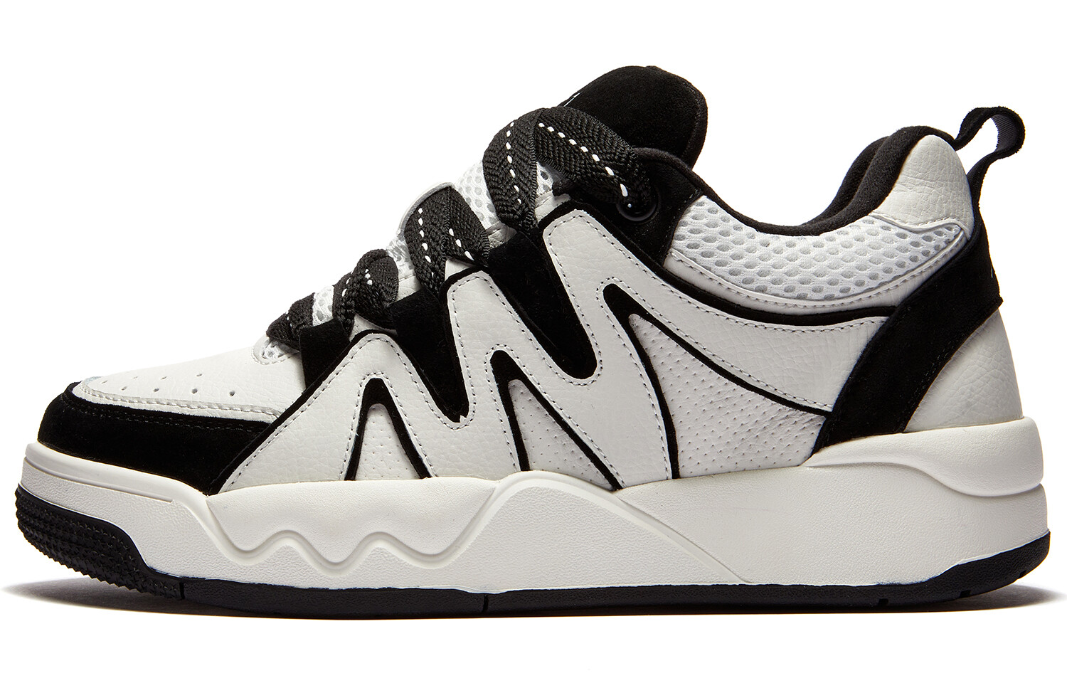 Кроссовки A1 Skateboarding Shoes Unisex Low-top, черный/белый