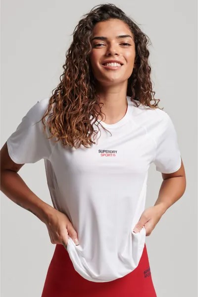 Футболка Sport Core Active Superdry, белый