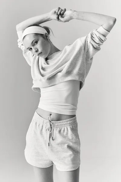 Спортивные шорты H&M, серый