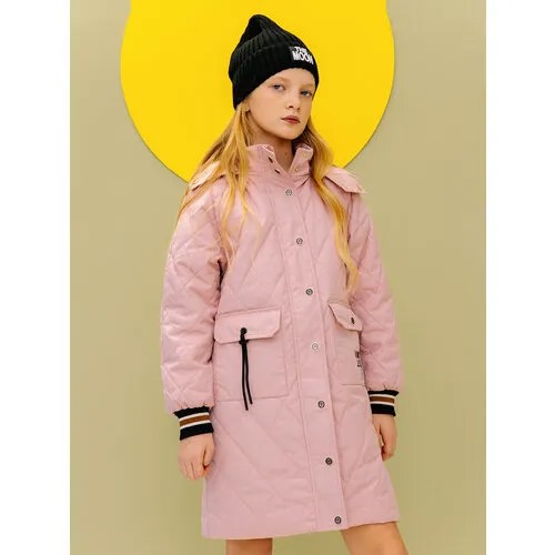 Пальто L'addobbo, размер 146, розовый