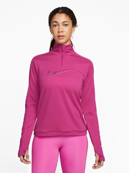 Функциональный лонгслив Nike, розовый