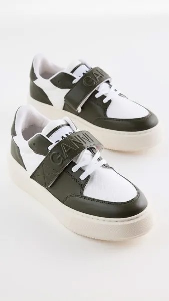 Кроссовки GANNI Sporty Mix Cupsole Low Top Velcro