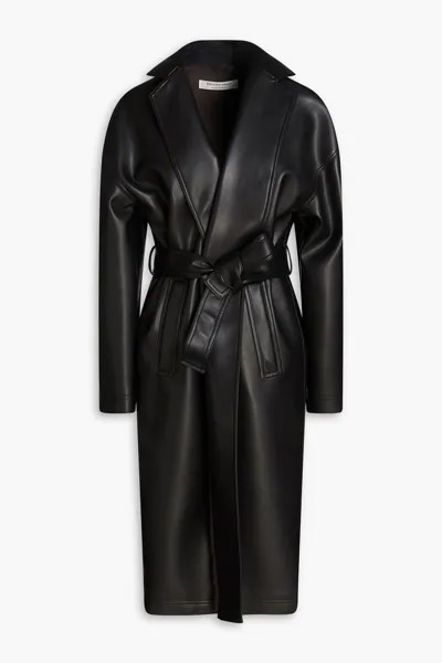 Пальто из искусственной кожи Philosophy Di Lorenzo Serafini, черный