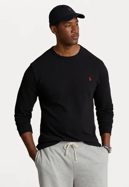 Футболка с длинным рукавом LONG SLEEVE Polo Ralph Lauren Big & Tall, черная