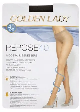 Колготки Golden Lady Repose 40 den, размер 4-L, fumo (серый)