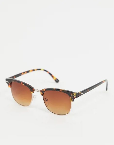 Солнцезащитные очки в черепаховой оправе Jeepers Peepers-Коричневый