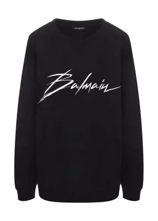 Хлопковый пуловер Balmain