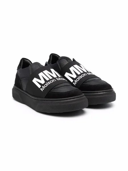 MM6 Maison Margiela Kids кеды с логотипом