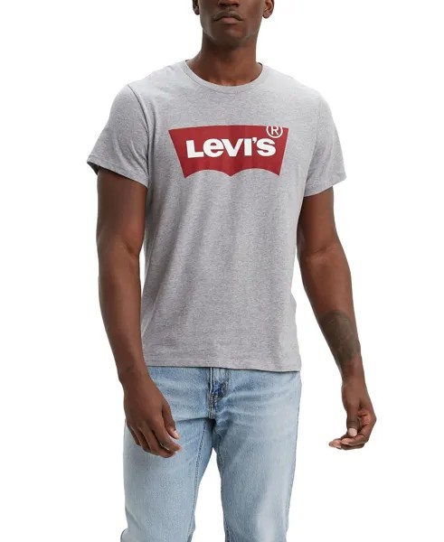 Мужская футболка с коротким рукавом и логотипом batwing Levi's, мульти
