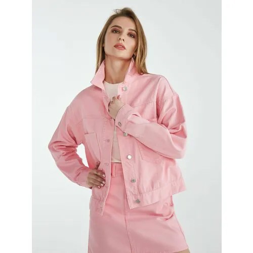 Джинсовая куртка Velocity, размер 2XL, розовый