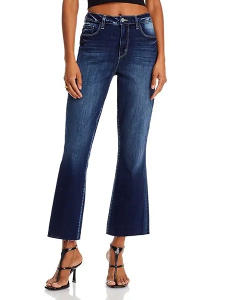 Укороченные расклешенные джинсы Kendra с высокой посадкой, цвет Колумбия L'AGENCE, цвет Blue